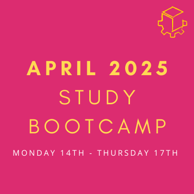 Study Bootcamp April 2025: 14-17 April