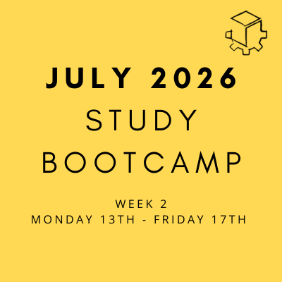 Study Bootcamp July 2026 - Week 2 (13-17 July)