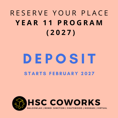 Deposit - Year 11 2027 (February 2027 Start)